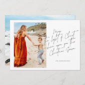 Que/Hello let  la luz de Cristo brille sur Vous シーズンカード (正面/裏面)