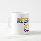 Que Tengas国連Buen Día! コロンビアの旗色 コーヒーマグカップ (正面左)