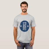 QUEBECグレーTシャ男性へツ Tシャツ (正面フル)