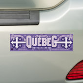 Québec。 ニュースフランス バンパーステッカー (車上)