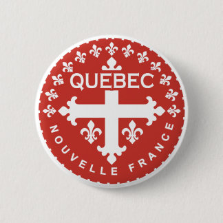 Québec 缶バッジ