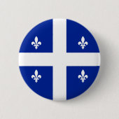 Quebec_button#01 缶バッジ (正面)