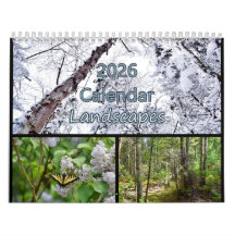 Quebec Canada Landscapes Seasonal Calendar