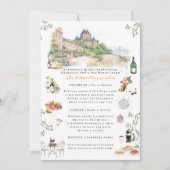 Quebec City Canada Bachelorette Itinerary 招待状 (正面)