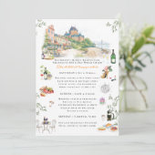 Quebec City Canada Bachelorette Itinerary 招待状 (スタンド正面)