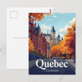 Quebec City Castle Hotel Landmark ポストカード (正面/裏面)