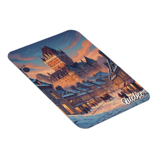 Quebec City Chateau Frontenac マグネット (右側)