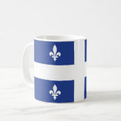 Quebec Flag コーヒーマグカップ (正面左)