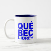 Québec Libre! ツートーンマグカップ (左)