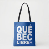 Québec Libre トートバッグ (正面)