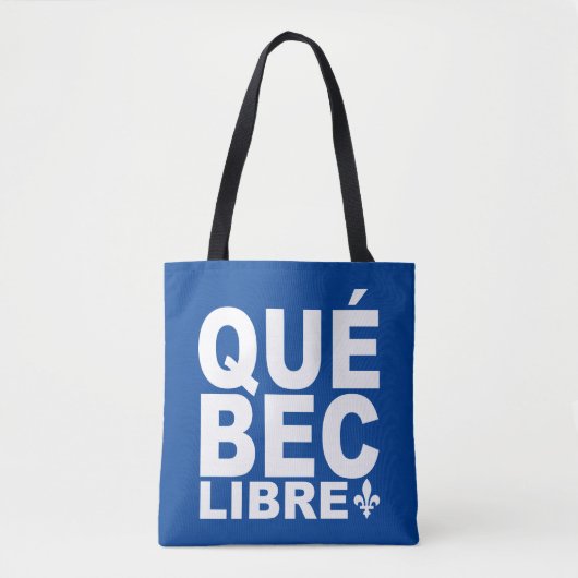 Québec Libre トートバッグ (正面)
