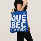 Québec Libre トートバッグ (クローズアップ)