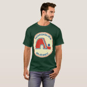 Quebec Nordiques Vintage Distressed gift Tシャツ (正面フル)