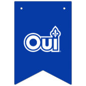 QUEBEC OUI バンティングフラッグ (第3の旗)
