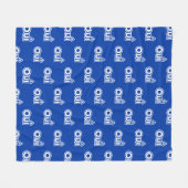 QUEBEC OUI フリースブランケット (正面(横))