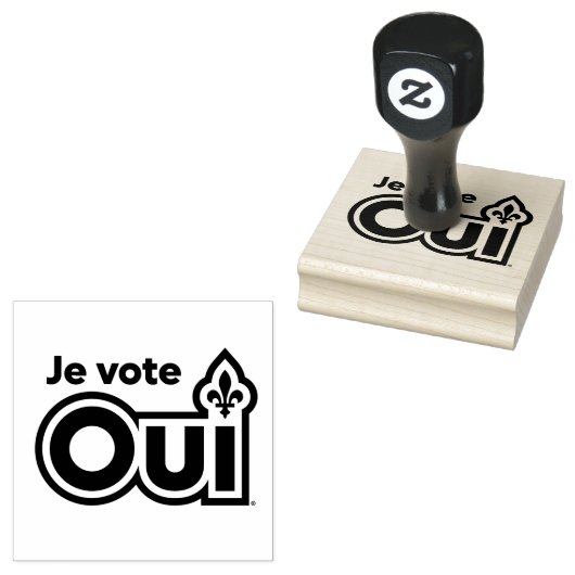 Québec OUI ラバースタンプ (押印)