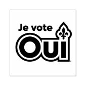 Québec OUI ラバースタンプ (インプリント)