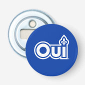 Quebec OUI 栓抜き (正面)