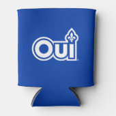 Quebec OUI 缶クーラー (正面)