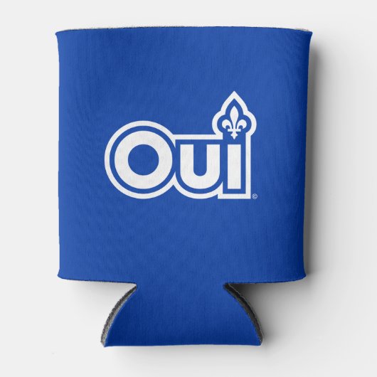 Quebec OUI 缶クーラー (正面)