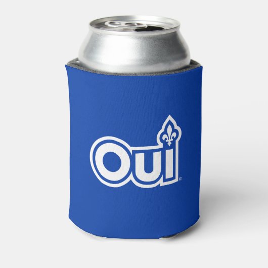 Quebec OUI 缶クーラー (缶裏面)