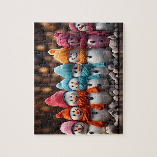 Quebra-Cabeça Bonecos de Neve ジグソーパズル (縦)