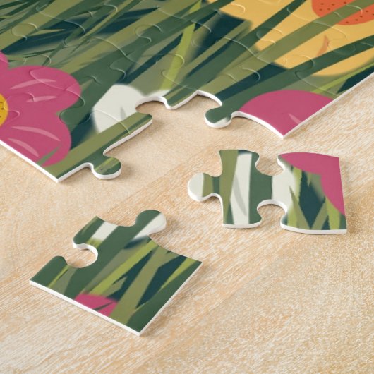 Quebra-Cabeça Menina no Jardim ジグソーパズル (側面)