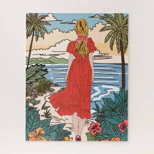 Quebra-Cabeça Moça ジグソーパズル (縦)