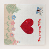 Quebra-cabeça personalizável para Valentine's Day ジグソーパズル (横)