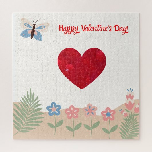 Quebra-cabeça personalizável para Valentine's Day ジグソーパズル (縦)