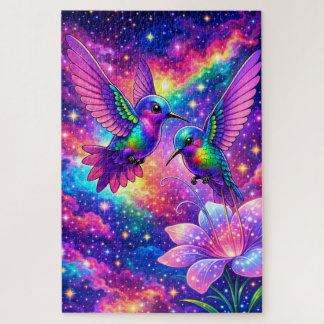 Quebra-Cabeça (Puzzle) Beija-Flores Enamorados ジグソーパズル