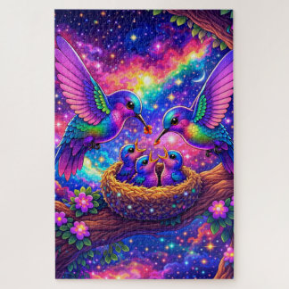 Quebra-Cabeça (Puzzle) Família Beija-Flor ジグソーパズル