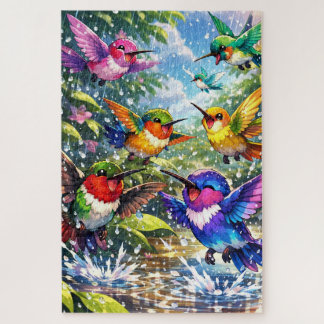 Quebra-Cabeça (Puzzle) Festa na Chuva ジグソーパズル