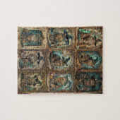 Quebra-Cabeça (Puzzle) Halloween das 9 Vidas ジグソーパズル (横)