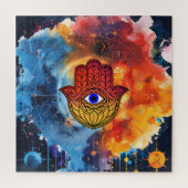 Quebra-Cabeça (Puzzle) Mão de Fátima Cósmica ジグソーパズル (縦)