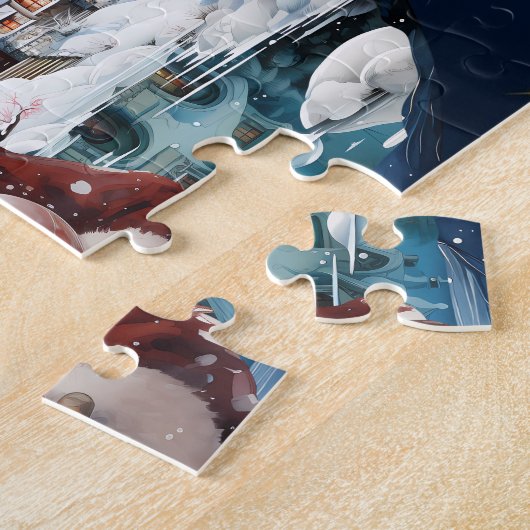 Quebra-Cabeça (Puzzle) Natal Encantado ジグソーパズル (側面)