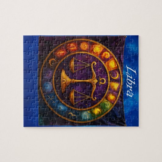 Quebra-Cabeça (Puzzle) Signo de Libra ジグソーパズル (横)