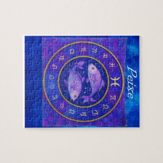Quebra-Cabeça (Puzzle) Signo de Peixes ジグソーパズル (横)