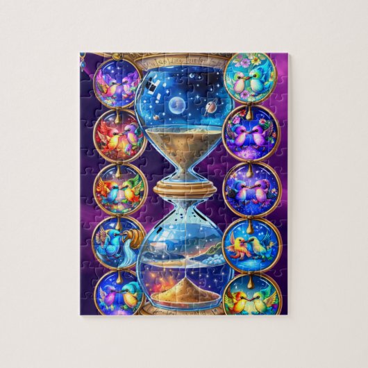 Quebra-Cabeça (Puzzle) Tempo dos Beija-Flores ジグソーパズル (縦)