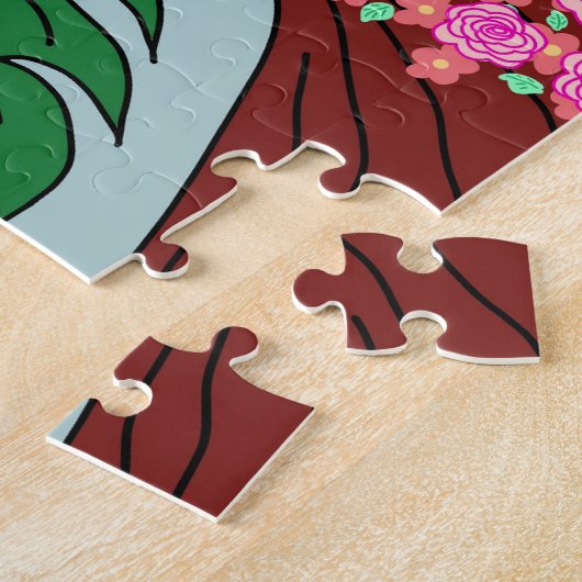 Quebra-Cabeça Tucano e borboletas ジグソーパズル (側面)