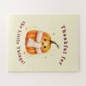Quebra-Cabeças Abobrinha Feliz "Thankful " ジグソーパズル (横)
