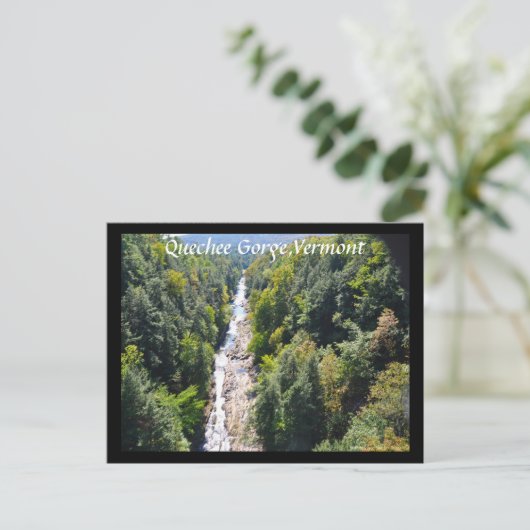 Quechee Gorge,バーモント – はがき (スタンド正面)