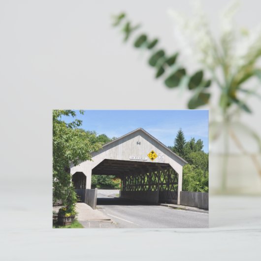 Quechee Gorge Covered Bridge – はがき (スタンド正面)