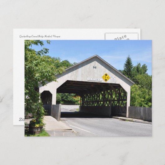 Quechee Gorge Covered Bridge – はがき (正面/裏面)