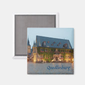 Quedlinburgのナイトフォト マグネット (正面/裏面)