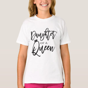 QUEENスクリプトの娘モダントレンディーカスタム Tシャツ