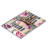 QUEEN毎日一日中。水彩クラウンメモ帳 ノートブック (左側)