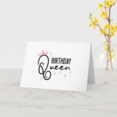 *QUEEN*お客様の誕生日 – 特別に カード (黄色い花)