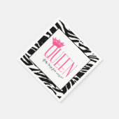 QUEEN – 「もしティアラフィット…衣服!」 スタンダードカクテルナプキン (角)