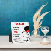 Queen – キリスト教徒の信仰に強く立つ フォトプラーク (インサイチュ)